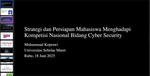 Workshop Peningkatan Keterlibatan Mahasiswa dalam Kompetisi Nasional Program Studi D3 Teknik Informatika Sekolah Vokasi Universitas Sebelas Maret